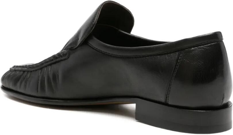 The Row Loafers met ruches en ronde neus Zwart - Foto 2