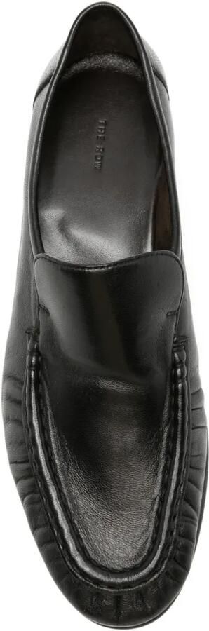 The Row Loafers met ruches en ronde neus Zwart - Foto 4