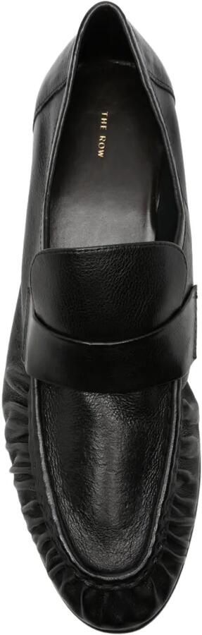 The Row Loafers met ruches Zwart - Foto 4