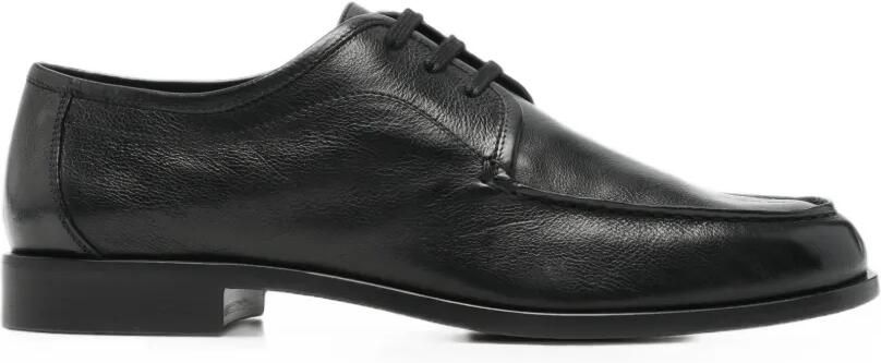 The Row Nino leren derby schoenen Zwart