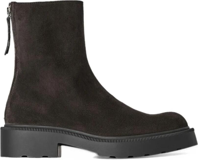 The Row Nobilis suede ankle boots Bruin