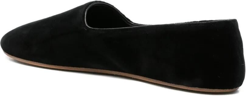 The Row Ponti fluwelen slippers Zwart - Foto 2