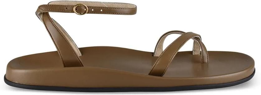 The Row Sandalen met enkelbandje Bruin