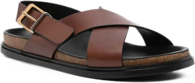 The Row Sandalen met kruisbandjes Bruin - Foto 3