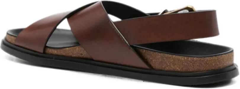 The Row Sandalen met kruisbandjes Bruin - Foto 4