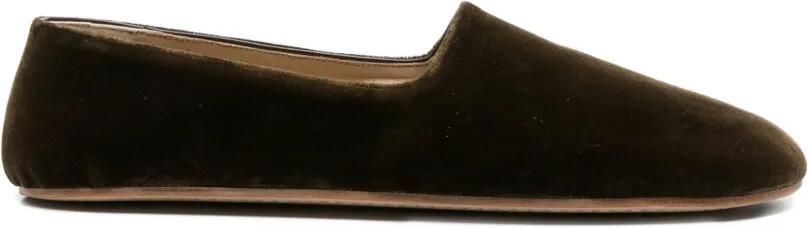 The Row Sandalen met ronde neus Bruin