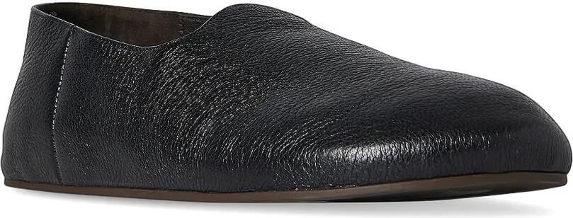 The Row Slippers van bewerkt leer Zwart - Foto 3