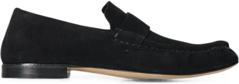 The Row Zachte mocassins Zwart