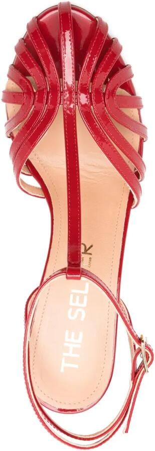 The Seller Leren sandalen Rood - Foto 4