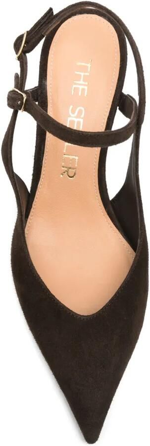 The Seller Marrie suède pumps Bruin - Foto 4
