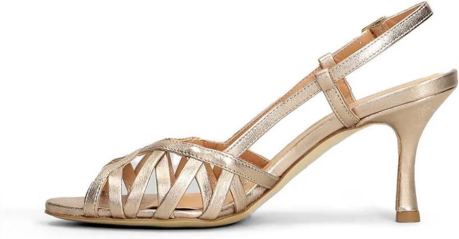 The Seller Metallic gekooide sandalen Beige - Foto 5
