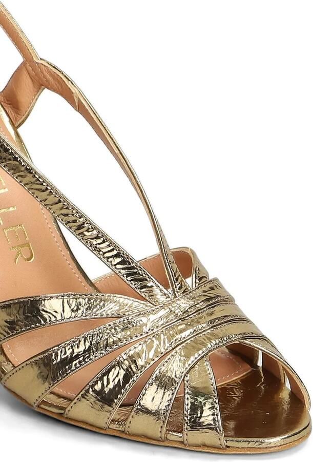 The Seller Metallic sandalen met bandje Goud - Foto 4