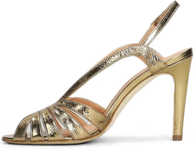 The Seller Metallic sandalen met bandje Goud - Foto 5