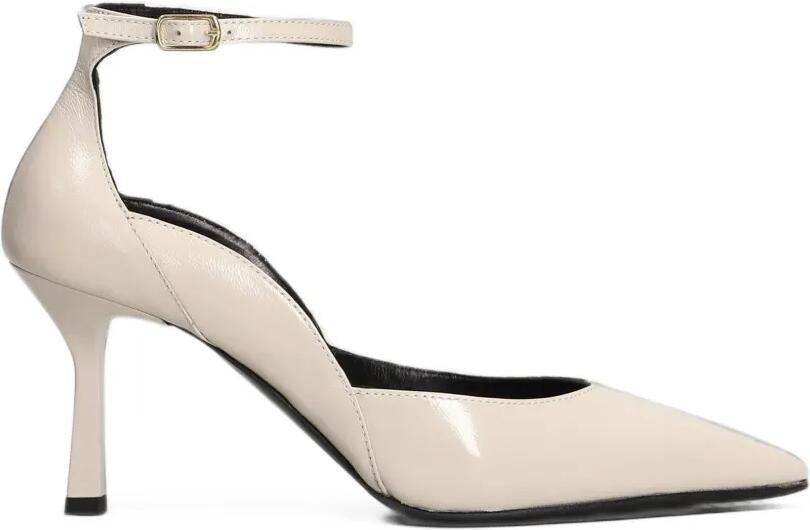 The Seller pointed-toe ankle-strap heeled pumps Beige