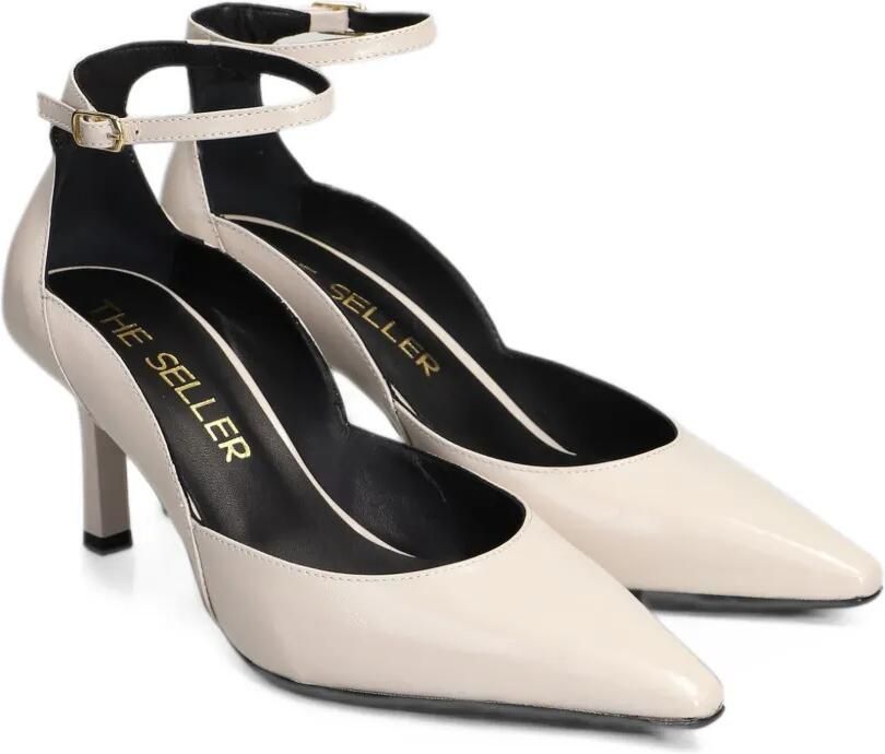 The Seller pointed-toe ankle-strap heeled pumps Beige - Foto 4