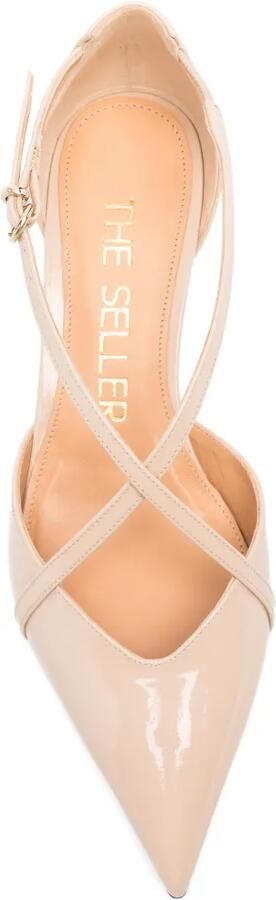 The Seller Pumps met kruisbandjes Beige - Foto 4