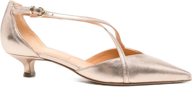 The Seller Pumps met puntige band Roze
