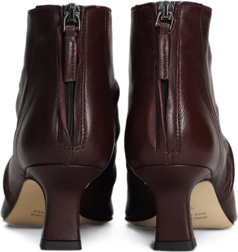 The Seller ruched pointed-toe ankle boots Rood - Foto 2