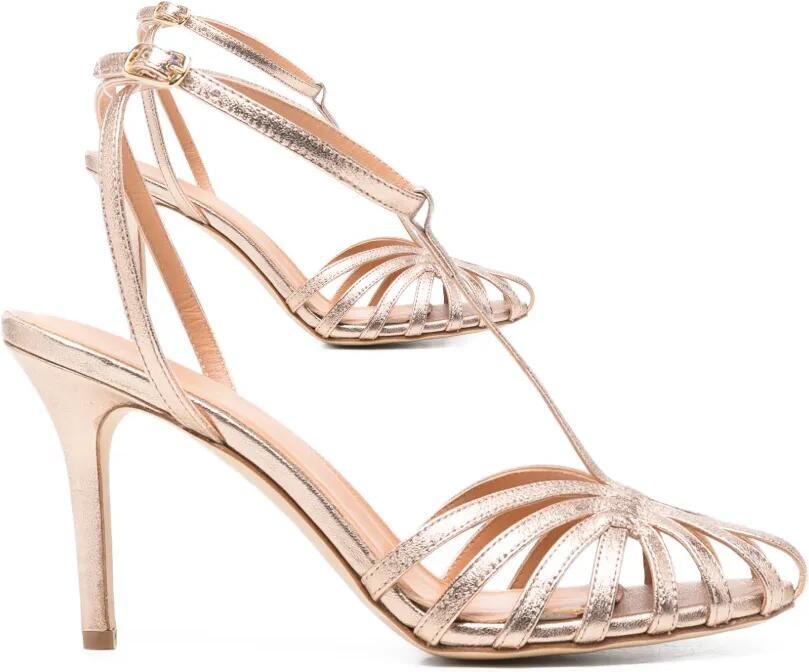 The Seller Sandalen met T-bandje Roze