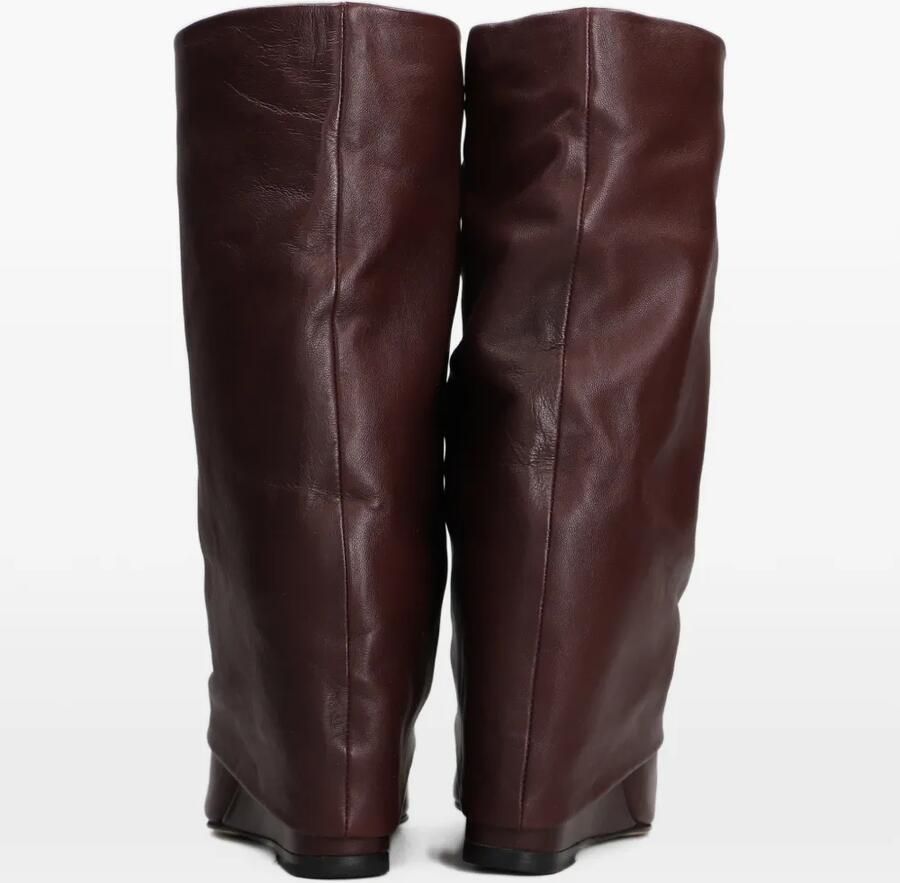 The Seller slouchy wedge ankle boots Rood - Foto 2