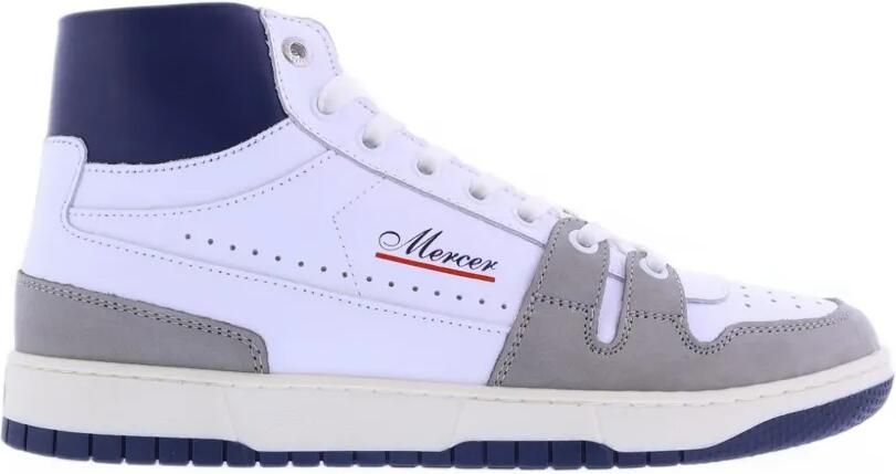 TheMercer. Brooklyn high-top sneakers met vlakken Wit
