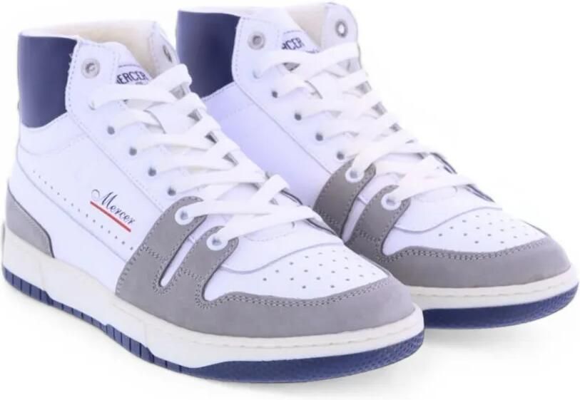 TheMercer. Brooklyn high-top sneakers met vlakken Wit - Foto 2