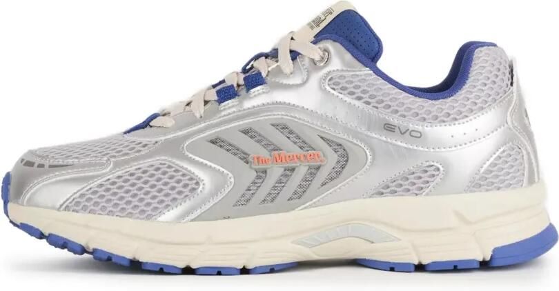 TheMercer. Re-Run EVO sneakers met mesh vlakken Zilver
