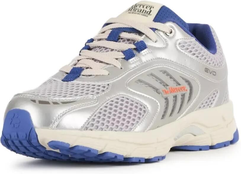 TheMercer. Re-Run EVO sneakers met mesh vlakken Zilver - Foto 3