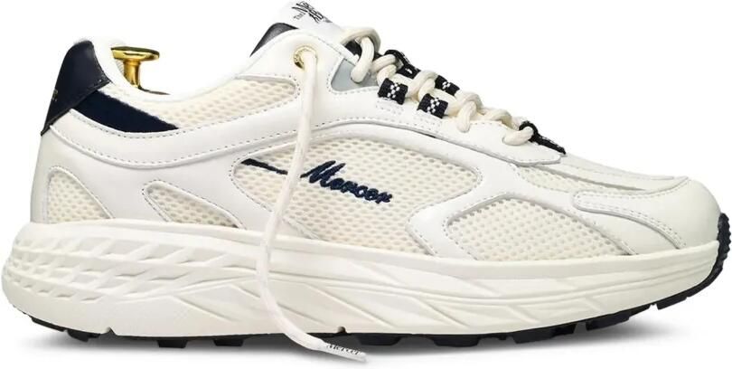 TheMercer. Re-Run Max Evo low-top sneakers met mesh vlakken Wit