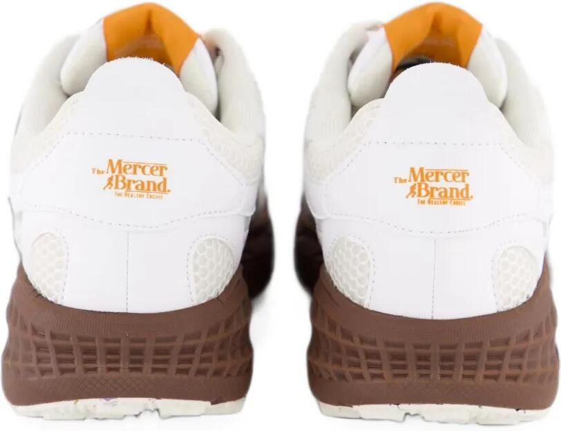 TheMercer. Re-Run Max low-top sneakers met logo-print Wit