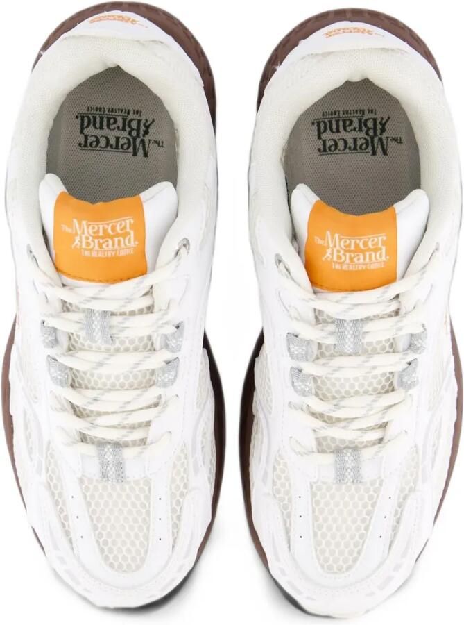 TheMercer. Re-Run Max low-top sneakers met logo-print Wit - Foto 2