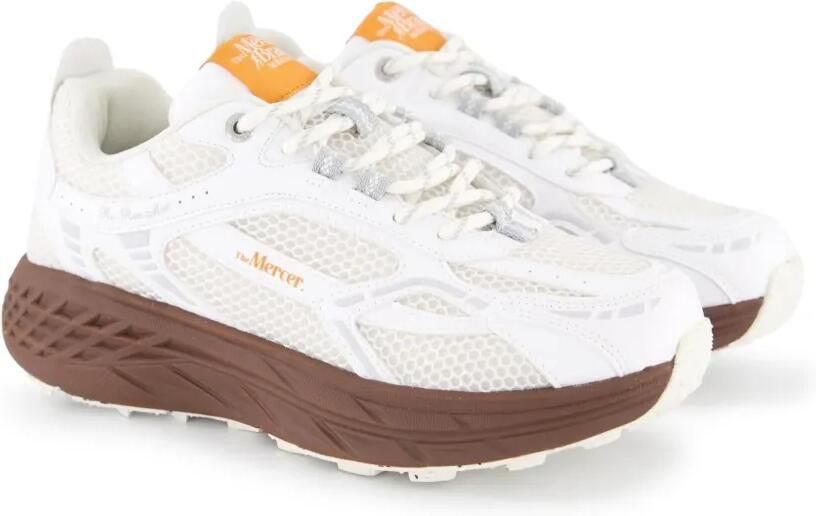 TheMercer. Re-Run Max low-top sneakers met logo-print Wit - Foto 3
