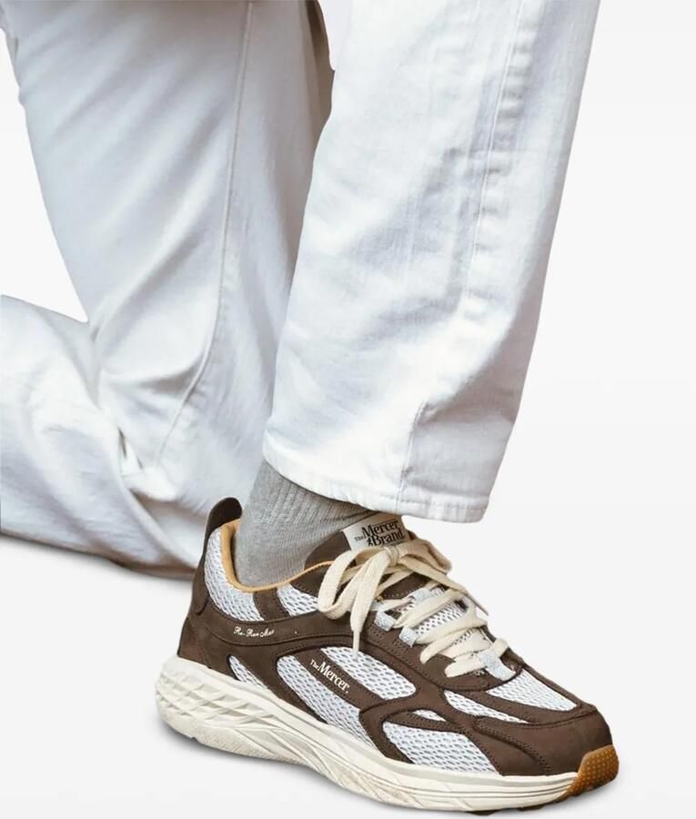 TheMercer. Re-Run Max nubuck sneakers Bruin - Foto 3