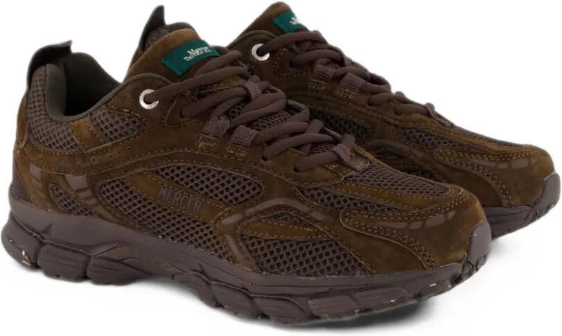 TheMercer. Re-Run mesh-panel sneakers Bruin - Foto 4