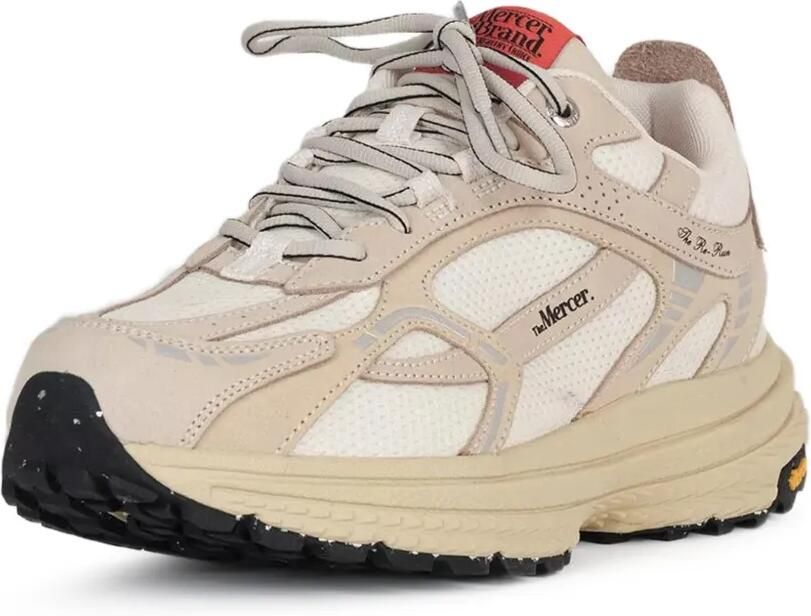 TheMercer. Re-Run panelled mesh sneakers Beige - Foto 2