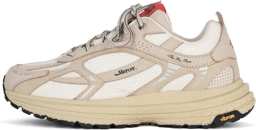 TheMercer. Re-Run panelled mesh sneakers Beige - Foto 4