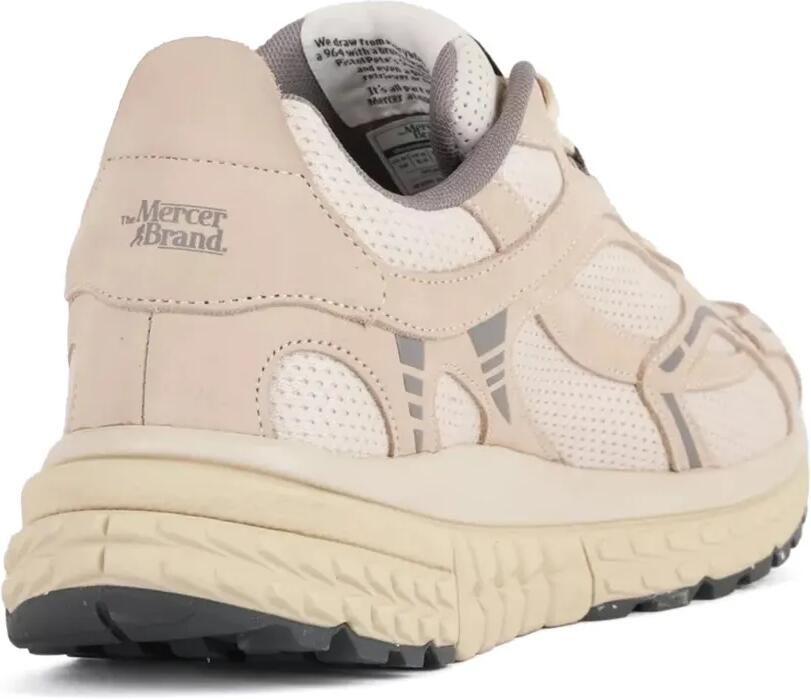 TheMercer. Re-Run sneakers met mesh vlakken Beige - Foto 2