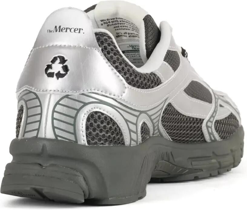 TheMercer. Re-Run sneakers met mesh vlakken Zilver - Foto 2