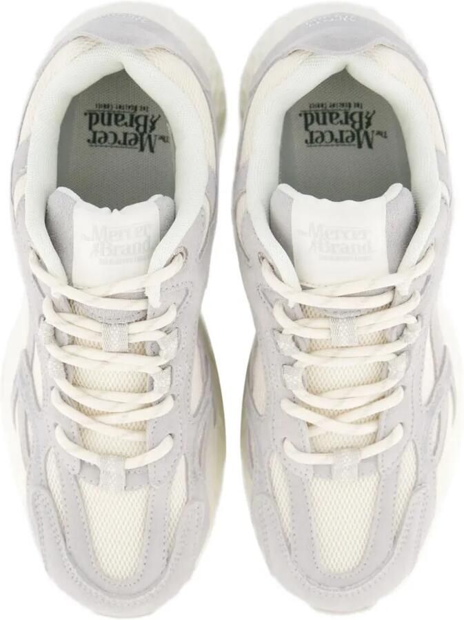 TheMercer. The Re-Run Max low-top sneakers met suède vlakken Grijs - Foto 2