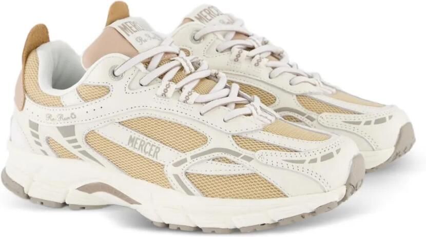 TheMercer. The Re-Run nappaleren sneakers Wit