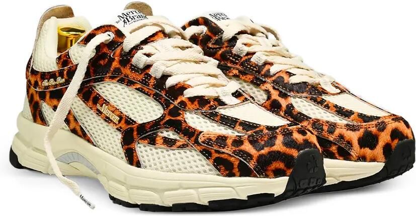 TheMercer. The Re-Run sneakers met luipaard-print Bruin