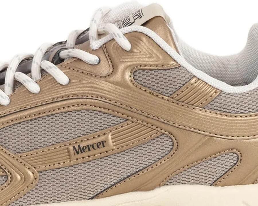 TheMercer. The Re-Run sneakers met mesh vlak Bruin - Foto 2