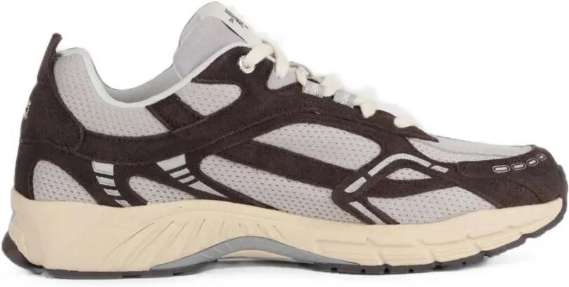 TheMercer. The Re-Run sneakers met mesh vlak Grijs