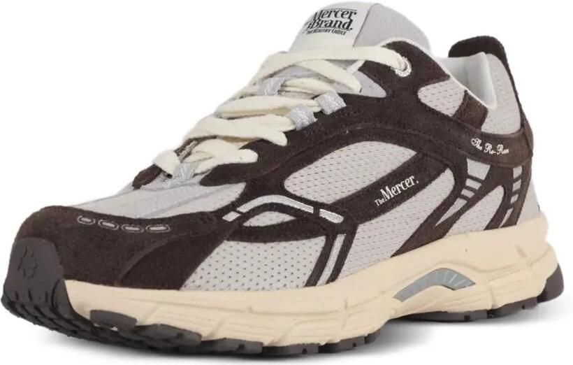 TheMercer. The Re-Run sneakers met mesh vlak Grijs - Foto 3
