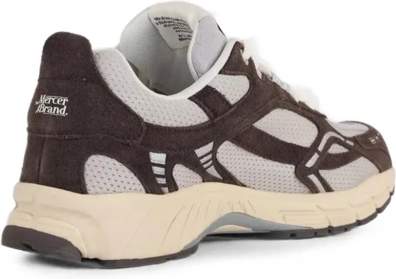 TheMercer. The Re-Run sneakers met mesh vlak Grijs - Foto 2