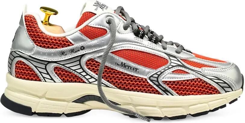 TheMercer. The Re-Run sneakers met mesh vlak Oranje