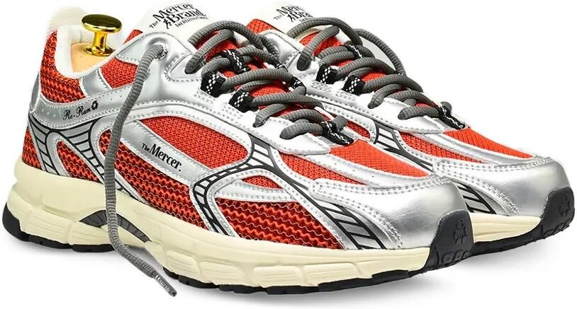 TheMercer. The Re-Run sneakers met mesh vlak Oranje - Foto 3