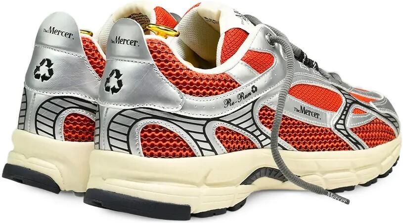TheMercer. The Re-Run sneakers met mesh vlak Oranje - Foto 2