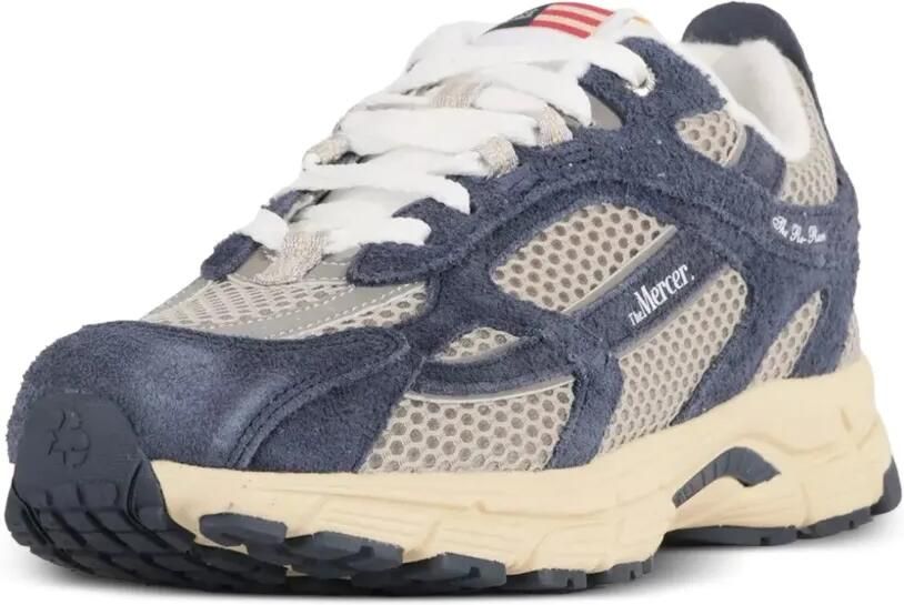TheMercer. The Re-Run sneakers met mesh vlakken Blauw - Foto 2