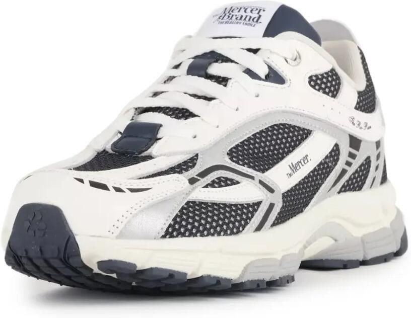 TheMercer. The Re-Run sneakers met mesh vlakken Wit - Foto 3